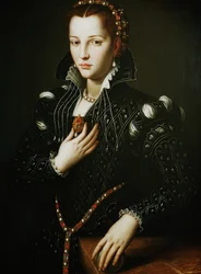 Portret van Lucrezia de
